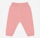 Baby Pack of 2 Waffle & Ribbed Pants - Pink Bear Pocket & Blue Printed Pockets