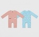 Infant Boys Cotton Full Sleeve Sleepsuit / Romper Set (Pack of 2)
