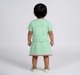Baby Girls Mint Green Cat Graphic T-Shirt and Skirt Set