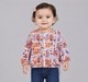 Baby Girls Lilac 'Enjoy Nature' Animal Printed Button-Down Jacket
