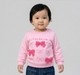 Baby Girls Pink 'Cute Bow Club' Applique Sweatshirt