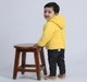 Baby Boys Yellow Hooded Jacket