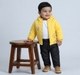 Baby Boys Yellow Hooded Jacket