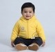 Baby Boys Yellow Hooded Jacket