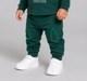 Baby Boys Dark Green Christmas Tree Jogger Pants