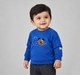 Baby Boys Royal Blue 'Let's Go!' Graphic Sweatshirt