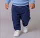 Premium Baby Boys Deep Navy Blue Corduroy Trousers