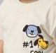Baby Boys Cream '#1 Cool Crew' Dog Graphic T-Shirt