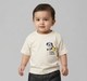 Baby Boys Cream '#1 Cool Crew' Dog Graphic T-Shirt