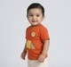 Baby Boys Rust Orange Camping Adventure Graphic T-Shirt