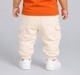 Baby Boys Cream Cargo Jogger Pants