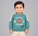 Baby Boys Teal Green 'Tiny Trail Explorer' Graphic Sweatshirt