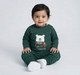 Baby Boys Dark Green Polar Bear 'Ready for Winter' Long Sleeve Top