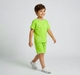 Boys Lime Green Active T-Shirt and Shorts Coordinate Set