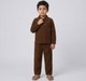 Boys Premium Earth Brown Utility Shirt-Jacket and Pants Set