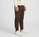 Boys Dark Brown Utility Cargo Joggers with Zipper Pockets