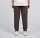 Boys Charcoal Brown Flap Pocket Utility Cargo Pants