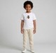 Boys Minimalist Knit Jogger Trousers - Off-White