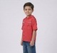 Boys Urban Hooded Cargo Utility Shirt - Coral Red