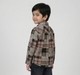 Boys Cozy Flannel Checked Long Sleeve Shacket