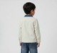 Boys Colorblock Denim & Corduroy Shacket - Cream/Navy