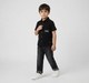 Boys 'Guard the Green' Eco Knit Polo Shirt - Black