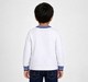 Boys Cable Knit Varsity V-Neck Sweater