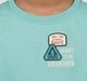 Boys Mint Green Printed Crew Neck Fleece Sweatshirt