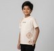Boys Beige Aztec Graphic Printed T-Shirt