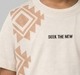 Boys Beige Aztec Graphic Printed T-Shirt
