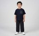 Boys Navy Crew Neck Printed Pocket T-Shirt