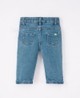 Boys’ Printed Cotton-Blend Jeans - Light Blue