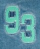 Boys’ Printed Cotton-Blend Jeans - Light Blue