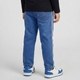 Boys Regular Fit Blue Denim Jeans with Side Stripe Details