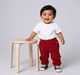 Infant Red Corduroy Trousers