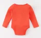 Infant Boys Printed 100% Cotton Bodysuit - Orange