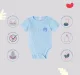 Infant Boys Printed 100% Cotton Bodysuit - Blue
