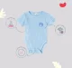 Infant Boys Printed 100% Cotton Bodysuit - Blue