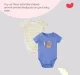 Infant Boys Short-Sleeved 100% Cotton Bodysuit - Multicolour (Pack of 2)