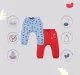 Infant Boys Printed 100% Cotton Joggers - Multicolour (Pack of 2)