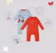 Infant Boys Printed 100% Cotton Romper - Multicolour (Pack of 2)