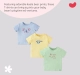 Infant Boys Printed 100% Cotton T-shirts - Multicolour (Pack of 3)