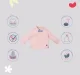 Infant Boys Printed 100% Cotton Partywear Shirt - Pink