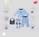 Infant Boys Printed 100% Cotton Clothing Set - Multicolour (Pack of 6)