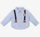Infant Boys Checkered 100% Cotton Shirt - Blue