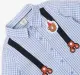Infant Boys Checkered 100% Cotton Shirt - Blue
