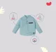 Infant Boys' Printed 100% Cotton Shirt - Blue