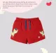 Infant Boys’ Printed 100% Cotton Shorts – Red