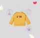 Infant Boys' Embroidered 100% Cotton Sweatshirt - Yellow