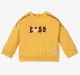 Infant Boys' Embroidered 100% Cotton Sweatshirt - Yellow